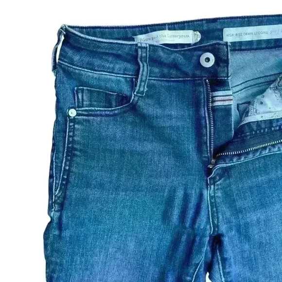 Pilcro And The Letterpress Anthropologie Jeans Skinny High Rise Denim Legggings - Picture 4 of 11
